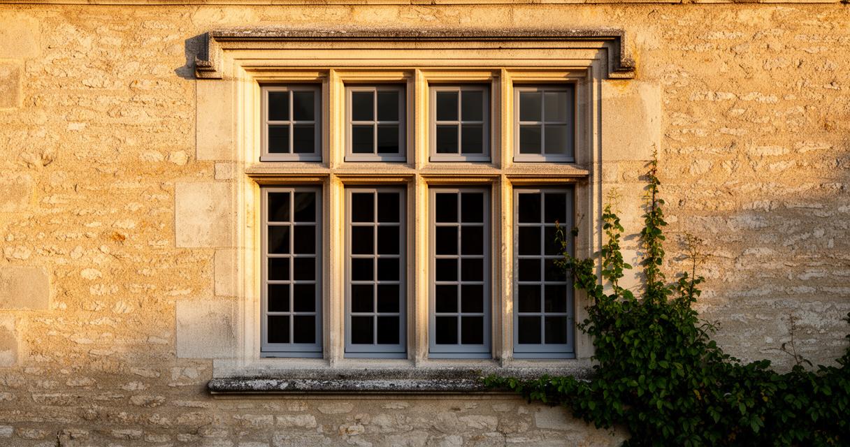 Fenêtre à meneau : définition et caractéristiques d&rsquo;une menuiserie historique recherchée par les acheteurs